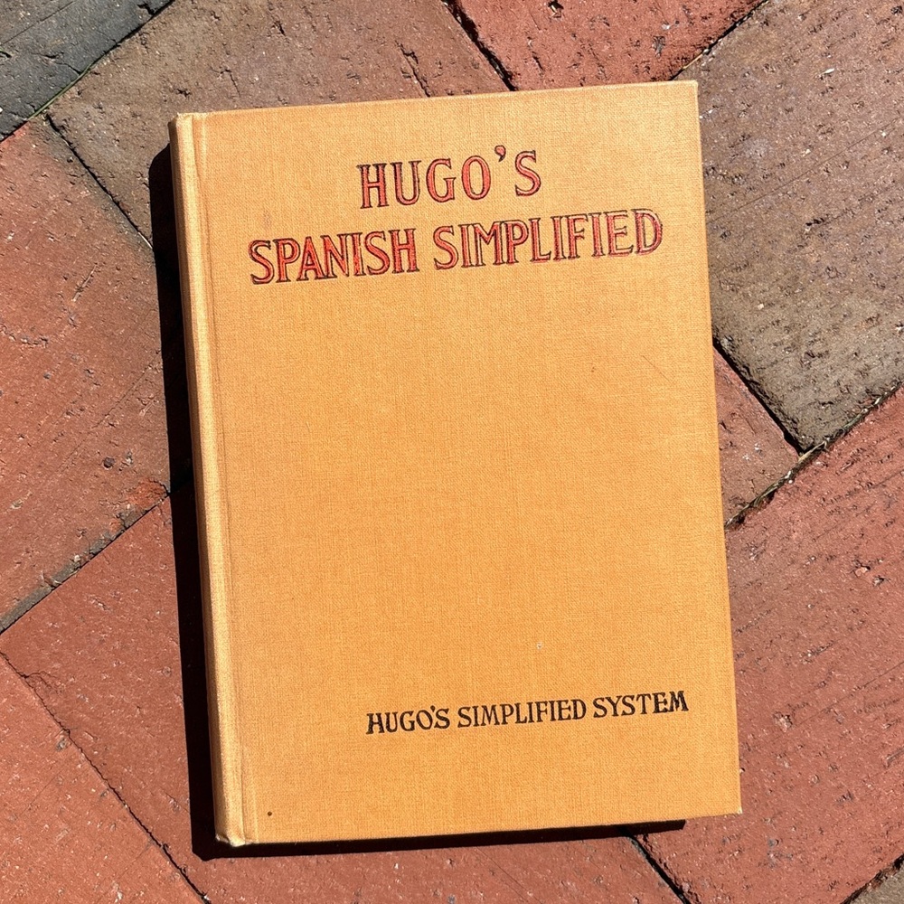 Vintage Hugo's Spanish Simplified Language Study Grammar Reading Conversation